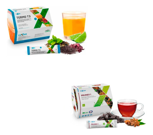 Combo Detox Prunex Termot3 Guindon Y Ciruela / Limon