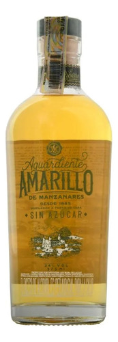 Aguardiente Amarillo De Manzanares Colombiano Col8