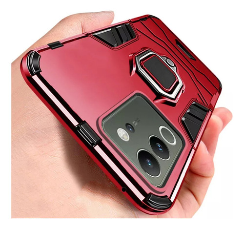 Funda Rígida Protectora Con Forma De Anillo Para Vivo V30 Li