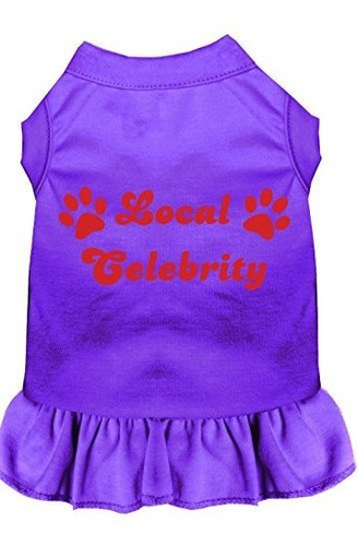 Vestido Estampado Local Celebridad Purple Xl