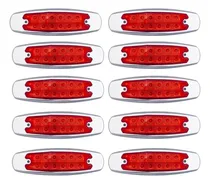 Comprar Plafones Laterales Tipo Peterbilt Caja Trailer 12 Leds 10 Pz