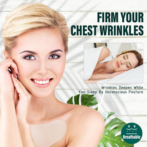 5 Pcs Almohadillas Antiarrugas Pecho Anti Arrugas Patche