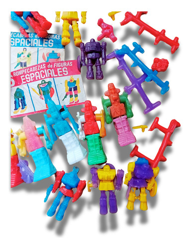 Robots Armables Vintage Colección De Rompecabezas Espaciales (Usado)