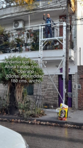 Imagen 2 de 5 de Alquiler Escaleras Y Andamios. Por Día. Entrega Y Retiro