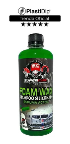 Imagen 1 de 9 de Shampoo Foam Wax Siliconado Espuma Activa (ph Neutro)