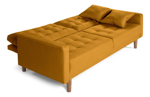 Sofá Cama De Lino Makora Modelo Encore