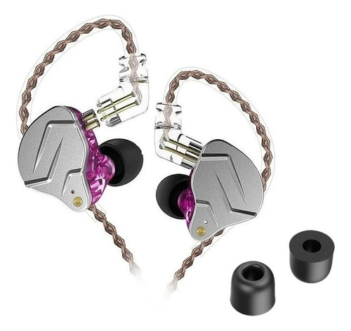 Audífonos in-ear KZ ZSN Pro Standard purple