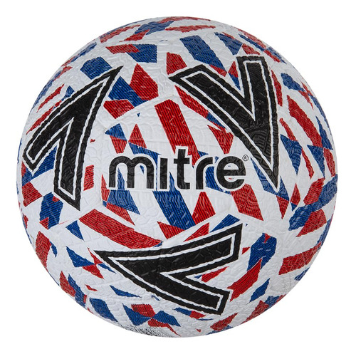 Mitre Street Soccer S32p - Balón De Fútbol, Blanco/rojo/azul