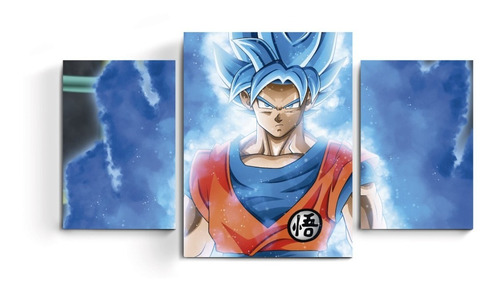 Cuadro Triptico Goku Dios Blue Jiren Dragon Ball Super Anime | MercadoLibre Cuadro Triptico Goku Dios Blue Jiren Dragon Ball Super Anime | MercadoLibre