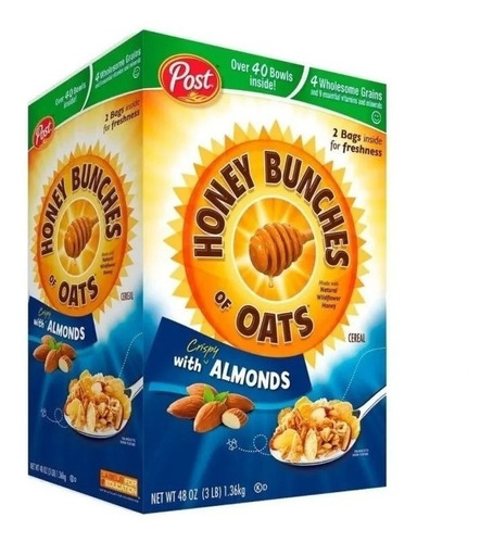 Honey Bunches Of Oats Cereal De Tigro Y Miel 1.36 Kg