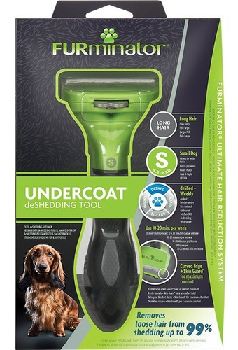 Imagen 4 de 8 de Furminator Cepillo Pelo Largo Small Perro Pequeño