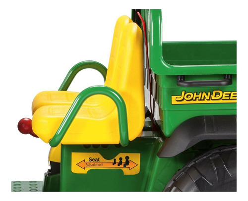Trator a bateria para crianças Peg Perego John Deere Gator HPX cor verde/amarelo 220V