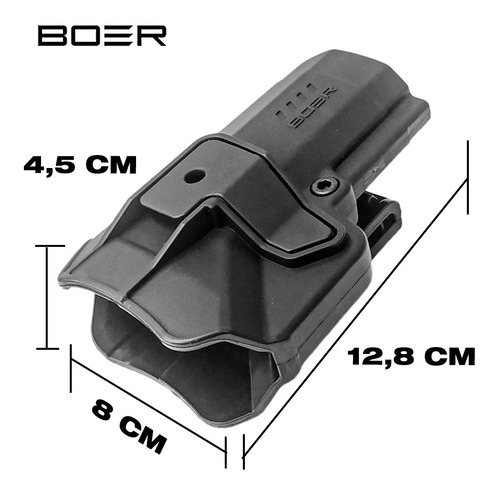 Funda Pistolera Boer Nivel2 Bersa Porta Cargador Doble Univ