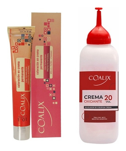 Tintura Coalix Coloración Crema 50gr + Oxidante - Pack 6 U 