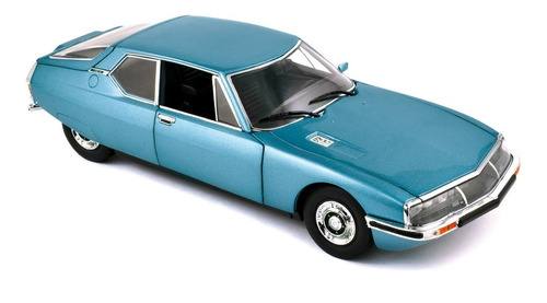 Norev Citroen Sm 1971 1/18 Platine Azul Metálico