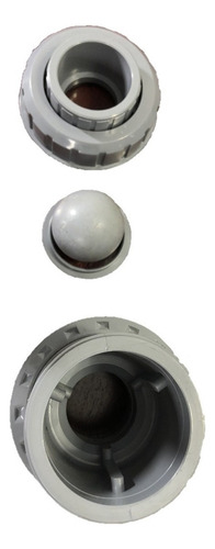 Valvula Check Bola Cpvc 1/2 PuLG C-80, Doble Unión Cementar