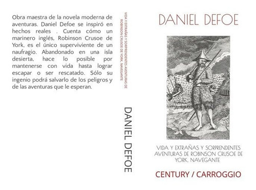 Robinson Crusoé, de Defoe, Daniel. Editorial CARROGGIO, tapa blanda en español