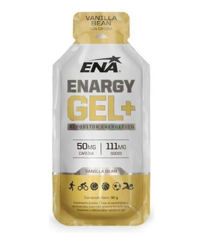 Gel Energético Ena Gel Ena Con Cafeina Caja De 12 Unidades 