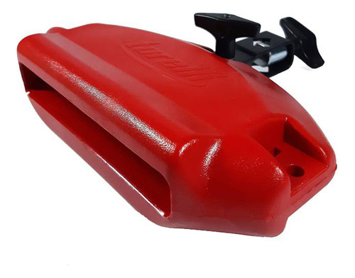 Rack Duplo + Cowbell 6 Cromado + Bloco Grave