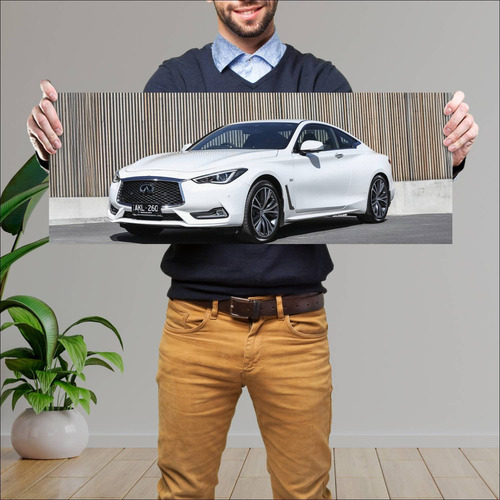 Cuadro 30x80cm Auto 2016 Infiniti Q60 Au Auto 185