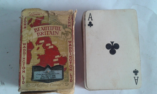 Naipes De Poker  Beautiful Britain Antiguos.////////////////