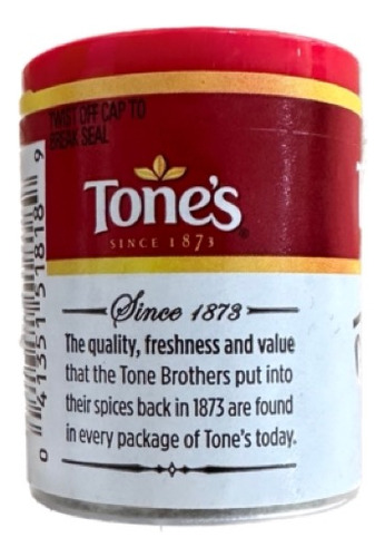 Tones Ground Oregano Molido 11g