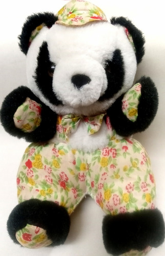 Peluche Oso Panda Vestido 22 Alto Cm X 12 Cm Ancho 