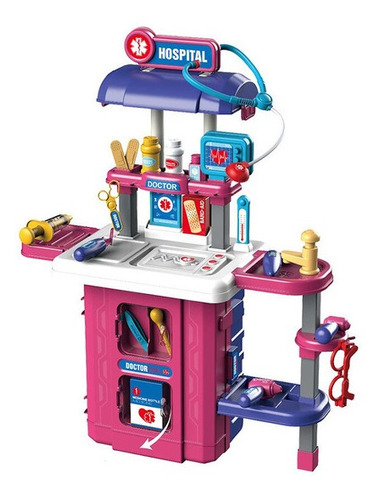 Maleta de juguete de  The Baby Shop 812-1-2-3-4 de color doctor