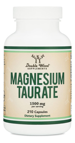 Taurato De Magnesio 1500 Mg Sueño Calma Relajacion 210 Cap