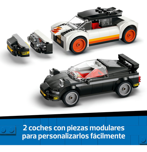 LEGO® City Deshuesadero con Autos 60472; Juguete de reciclaje; depósito de chatarra con compactadora y grúa; set para niños 7+; incluye 2 vehículos y 4 minifiguras