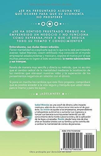 Factor Mentalidad Elimina Las Mentiras Que Frenan T, de Mancías, Isa. Editorial Independently Published en español