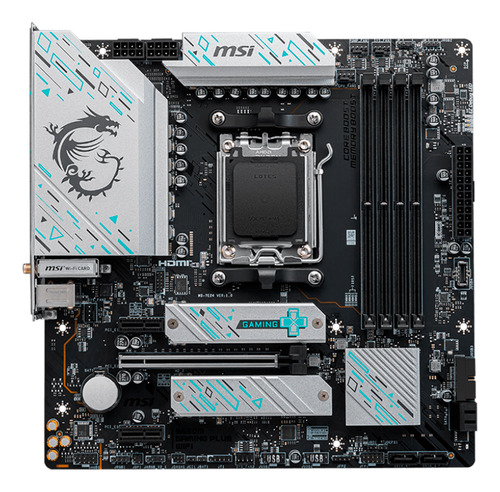 Placa Madre Msi B650m Gaming Plus Wifi Ddr5 Am5 Pcie Usb