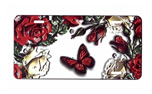 Brand: Medlin Traders Butterfly License Plate Lp2044