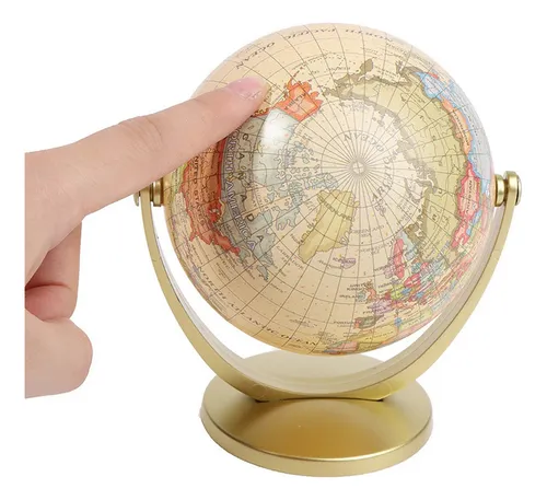 Mapamundi Globo Terráqueo De Escritorio Político Mundo Mapas
