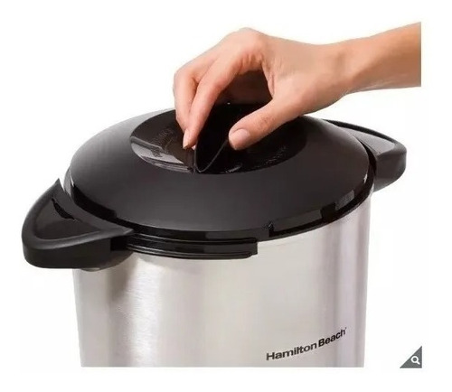 Cafetera Acero Inoxidable Doble Llave De Urna 45 Tazas