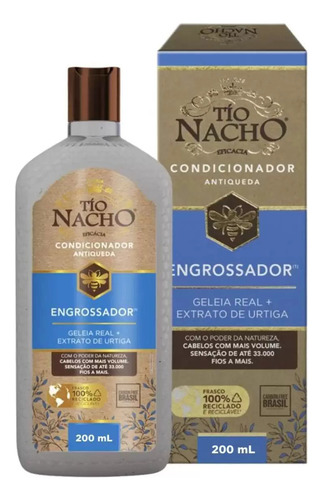 Kit Shampoo E Cond Engrossador + Clareador 415ml Tio Nacho