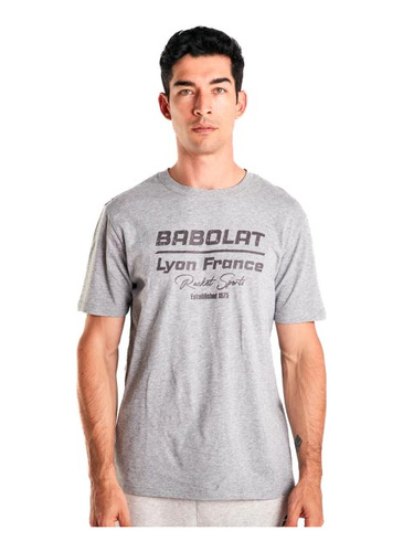 Remera Babolat Hombre Logo Drive Tenis Padel Palermo Tenis