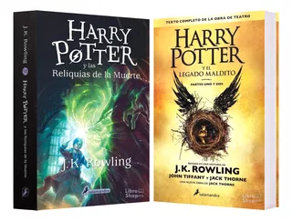 Harry Potter Libros 7 Y 8 Reliquias Muerte + Legado Maldito