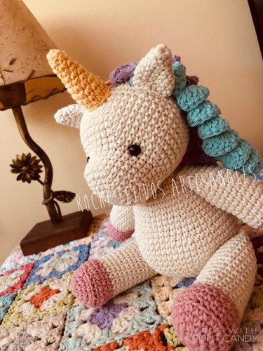 Amugurumis Unicornio Muñeco Tejidos A Crochet 