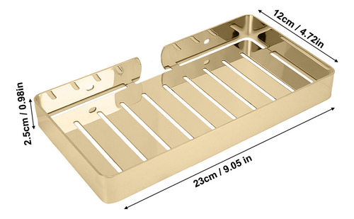 M Estante De Jabón De Pared, Soporte De Acero Inoxidable,