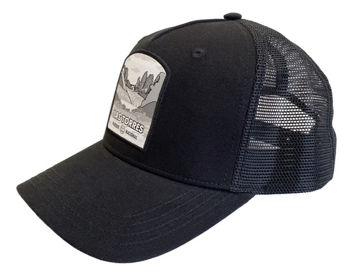 Jockey Trucker Mujer Canvas Base Las Torres Negro Lenga®