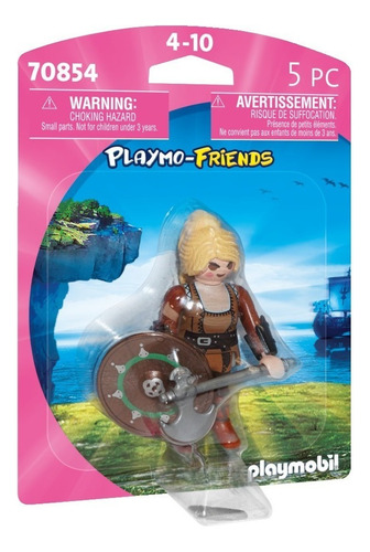 Figura Armable Playmobil Playmo-friends 70854 Vikinga 5 Piezas 3