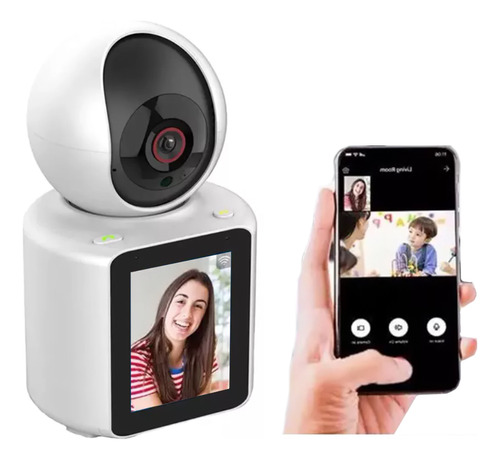 Monitor De Bebé Con Cámara Ip Wifi 2.4g 360°voz Y Video