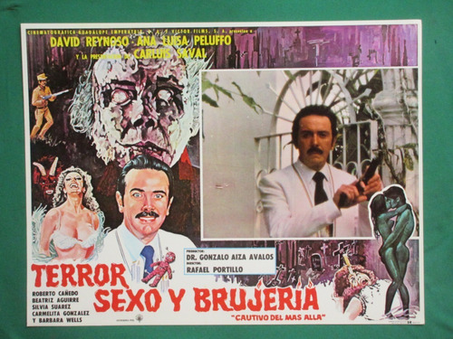 Terror Sexo Y Brujeria Ana Luisa Peluffo Cartel De Cine 10