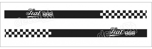 Adesivo Faixa Lateral Fiat Uno Imp229 Cor ADESIVO FIAT UNO FAIXA