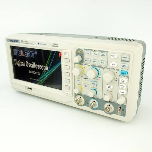 Osciloscópio digital Siglent SDS1052DL+ - 50MHz de largura de banda com  com 2 canais