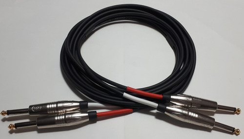 Cabo Duplo Teclado Estéreo 2 P10 L E R X 2 P10 L E R 3 Mts