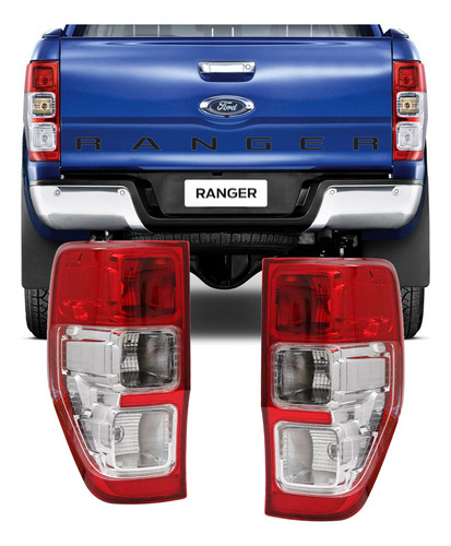 Lanterna Traseira Ranger 2013 14 15 16 17 A 22 Bicolor Par
