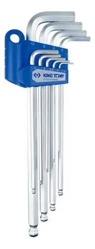 comprar Jogo Chave Allen Abaulada Extralonga 9pçs 1,5 A 10 Mm