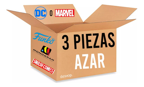 3 Pz Azar : Funko Pop 4  + Llavero + Comic Semanal -original